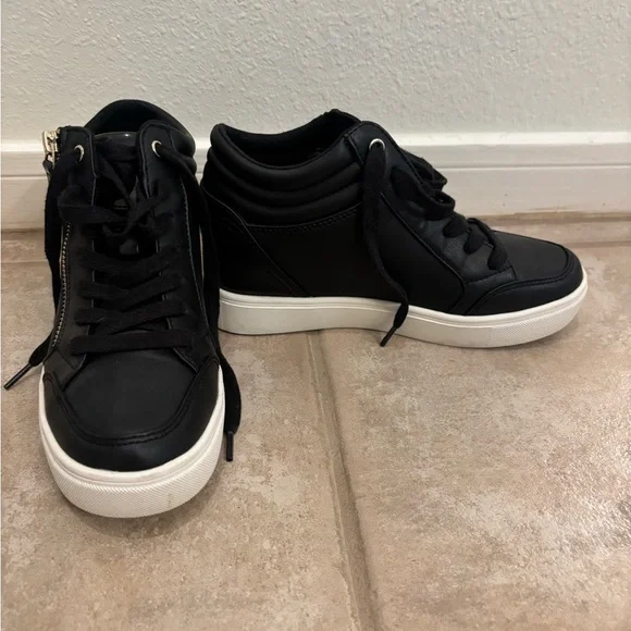 Nine West Black High-Top Sneakers - Picture 2 of 6